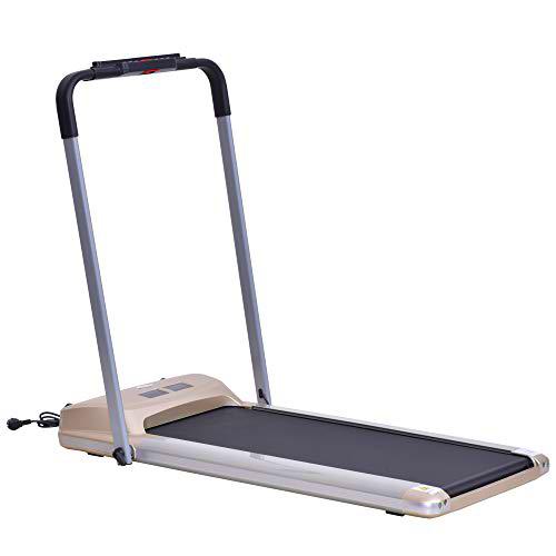 HOMCOM Cinta de correr eléctrica con pantalla LCD, plegable