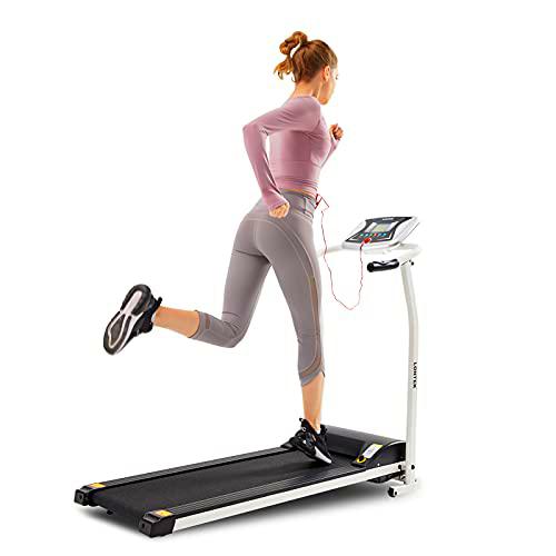 LONTEK Cinta de Correr Eléctrica Plegable con Motor 1.5HP Potente y Silencioso