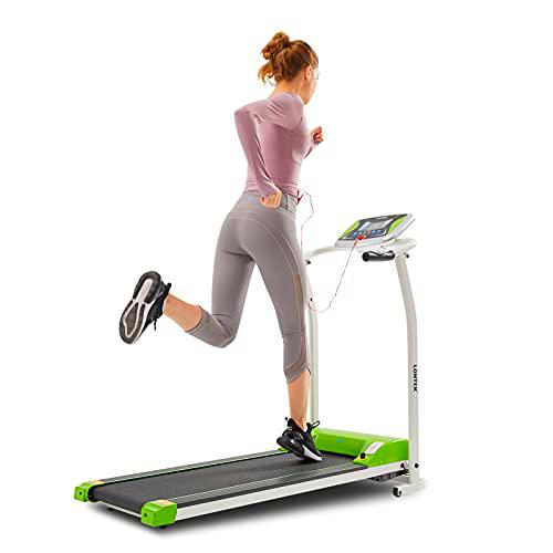 LONTEK Cinta de Correr Eléctrica Plegable con Motor 1.5HP Potente y Silencioso