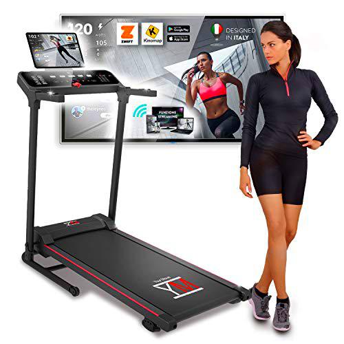 YM TAP120 - Cinta de correr eléctrica plegable, marca de calidad italiana