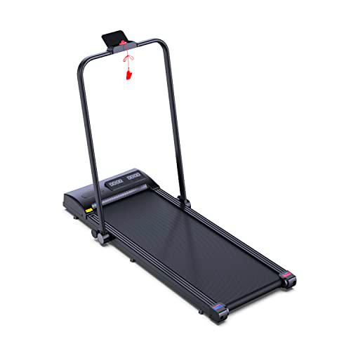 Icefox 2 en 1 Cinta de Correr Bajo el Escritorio, Cinta de Correr eléCtrica Plegable de 2.25hp con Mando a Distancia