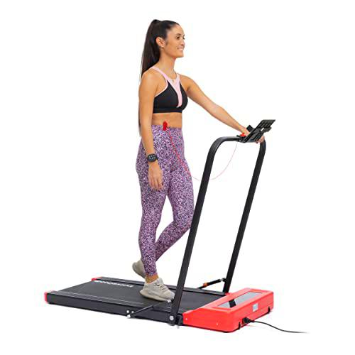 InnovaGoods | Cinta de Correr, Cinta de Correr Plegable con Altavoces y Pulsera de Control Remoto