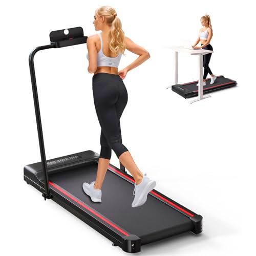 Sperax Cinta de correr eléctrica plegable, cinta de correr ahorra espacio con pantalla LED